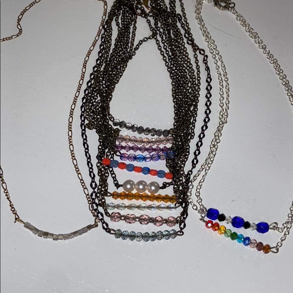 necklaces (homemade)